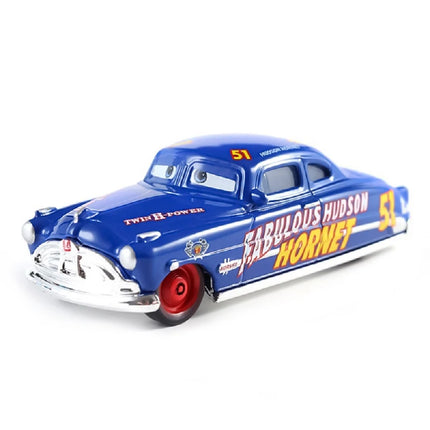 Mini Cars 3 2 Pixar Sheriff Lightning McQueen Lizzie Mater Sally Chick Hicks King Fritter Dinoco Diecast Metal Children Toy Gift