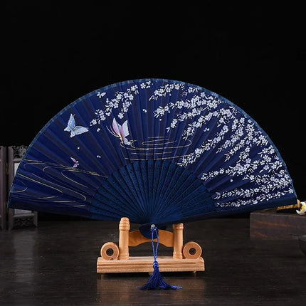 Silk Folding Fan / Éventail Pliant Soie