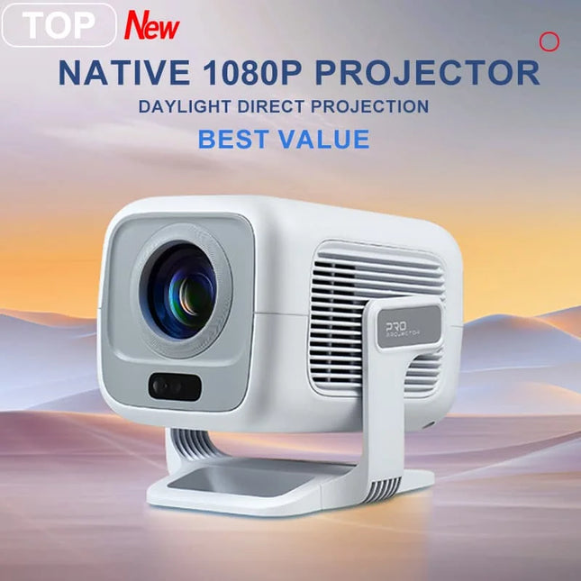 DITONG X3Plus HD Projector Native 1080P support 4K WIFI6 BT5.4 Android Mini Portable Projector LED Home Theater Video Projector