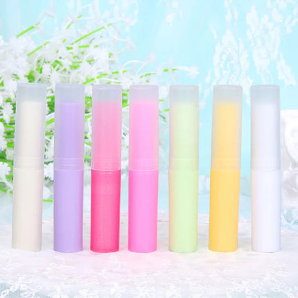 10/20/50/100/200pcs 4g PP Lip Balm Tube Empty Plastic Lipstick Tubes Cosmetic Container DIY Lip Gloss Tube Packaging ZM7201