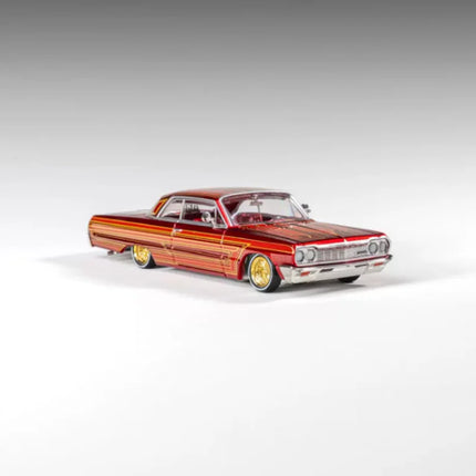 97M Diecast 1:64 Scale Impala 1964 Low Rider Alloy Simulation Car Model Collection Ornaments Holiday Gift Static Display
