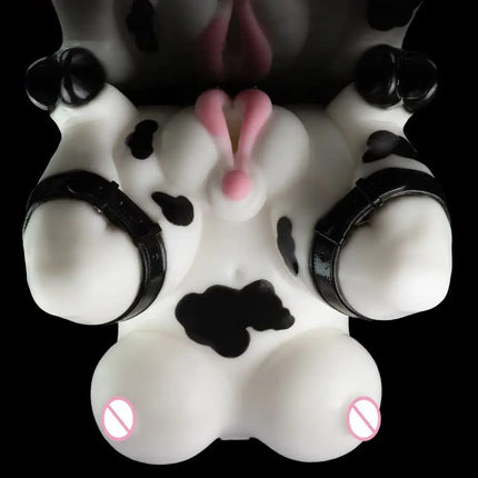 ELKKOST Soft Elastic Silicone Male Masturbator Fantasy Pocket Pussy for Men Textured Massage Channel Stroker 3D Lifelike Butt