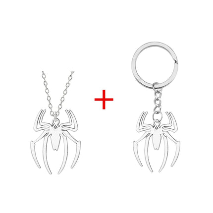 DIY Animal Keychain For Women Men Spider Hollow Pendant Cute Accessories Keychain Charms Jewelry Gifts Dropshipping 2019