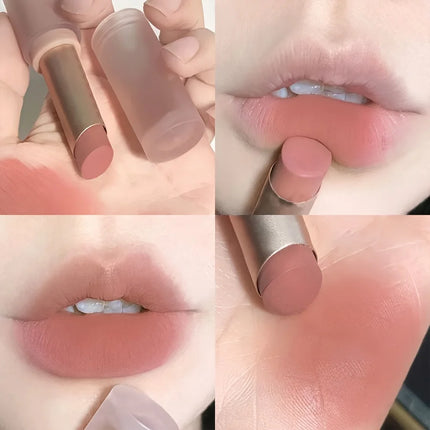 6-color Matte Velvet Mist Lipstick, Air Dimming Velvet Mist Lipstick Lift Long-lasting waterproof non-stick cup Soft Mist matte