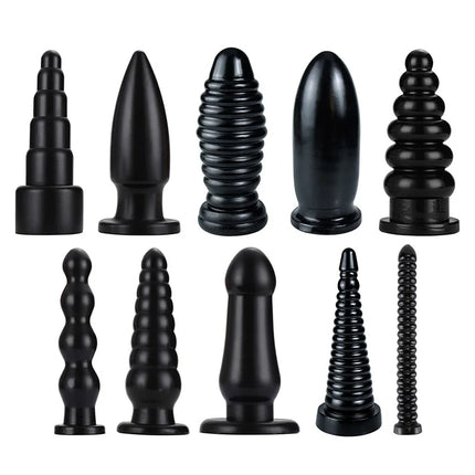 3XLR Sex Machine Attachments Huge soft Butt Plug Large Anal Trainer Realistic Dildo adult Masturbation Toys Vac-U-Lock Connector