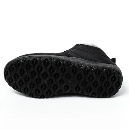 Kidmi Winter Fuzzy Women Shoes Warm Cold-proof Velvet  Antiskid Waterproof Women Boots Outdoor Indoor Soft House Women Shoes