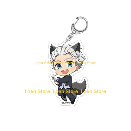 WIND BREAKER Haruka Sakura Akihiko Nirei Kyoutarou Sugishita Tasuku Tsubakino Shuhei Suzuri Wolf Butler Chibi Acrylic keychain