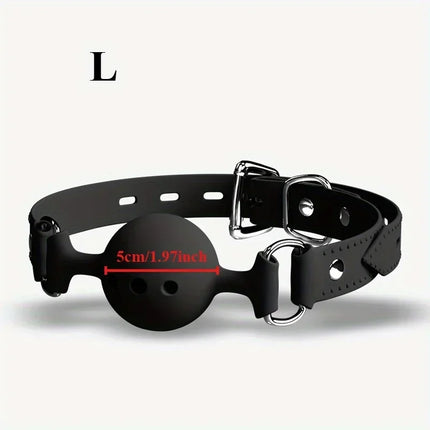 Silicone Mouth Gag Breathable Ball Gag Adjustable Belt Mouth Sex Toys For Adult SM Games Sexy shop Adult Erotic Accessories 18+