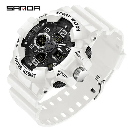 SANDA Top Brand G-Style Military Watch Men Digital Shock Sports Watches For Man Waterproof Electronic Wristwatch Male Relogios