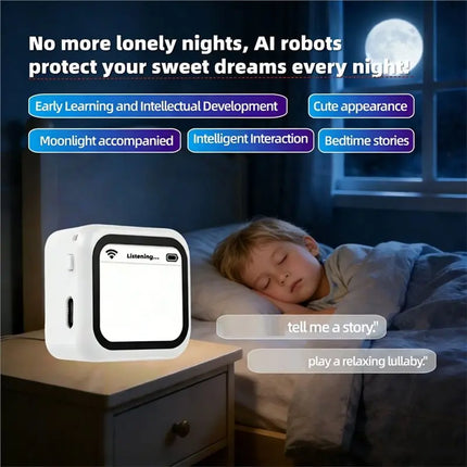 MACH-For Kids Adults Compatible Xiaozhi AI Intelligent Robot For Companion Story Telling Chat Emotional Pet Gift