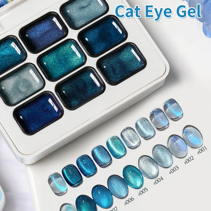 9 Colors Patting Glue Smudge Canned High Saturation Popular Semi-Solid Nail Polish Glue Nail Salon Special