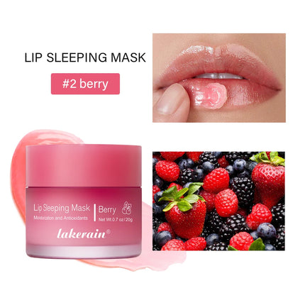 Lip Sleeping Mask Nourishing Overnight Lip Treatment Vitamin C Moisturizer Butter Hydrating Dry Flaky Lips Skin Care
