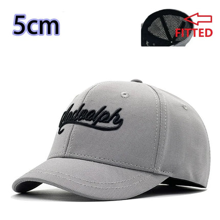 Back Closed Baseball Caps for Men and Women, Big Head and Small Head Hat, High Quality Headwear