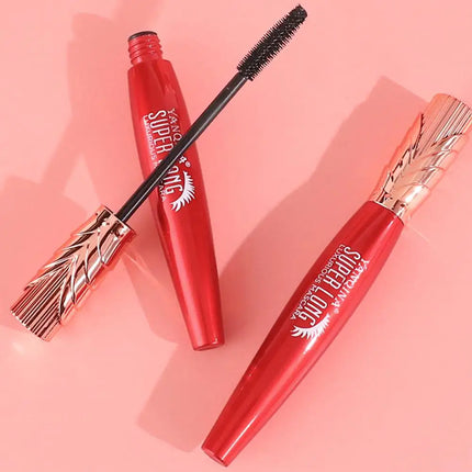 4D Mascara Waterproof Extra Volume Long -lasting Hyper Lengthening Eyelash Non-smudging Eyelashes Black Mascara