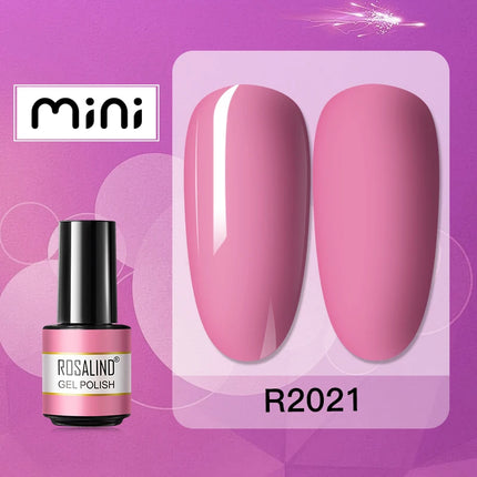 ROSALIND Temperature Changed Gel Nail Polish Soak Off Gel Varnishes Nail Art Semi Permanent Base Top Coat UV Nail Gel Polish