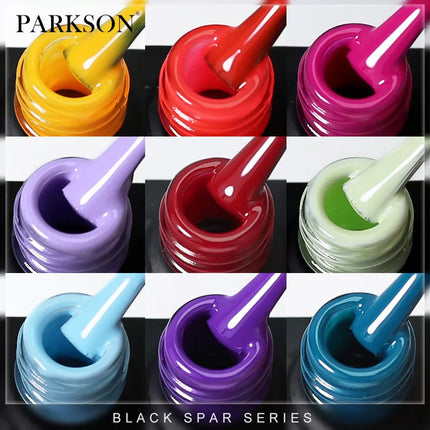 Parkson 12ml Nail Gel Polish TPO HEMA Free Glitter Semi Permanent Soak Off UV LED Long Wear Ultra Diamond Top Coat Varnish