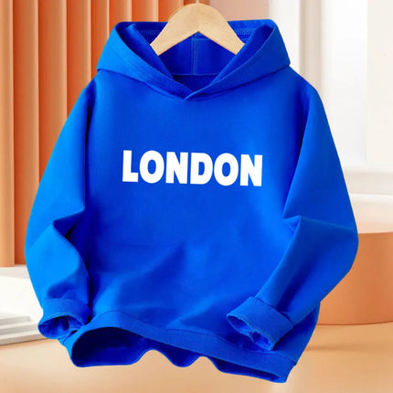 California Printing Kids Hoodie Fashion Boys Hoody Loose Sport Sweatshirts Autumn Long Sleeve Cotton Clothing