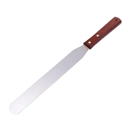 Kitchen Gadgets Stainless Steel Butter Scraper 8 Inch Comfortable Grip Cake Icing Spatula Rust-proof Jam Spreader Bread