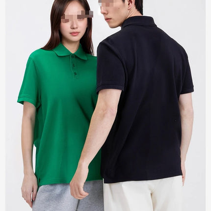 100 cotton high-quality custom Polo shirt T-shirt casual design men's and women's custom clothing logo printing embroidery.
