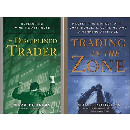 Mark Douglas Trading in The Zone and The Disciplined Trader Book Paperback in English книжки англійською мовою