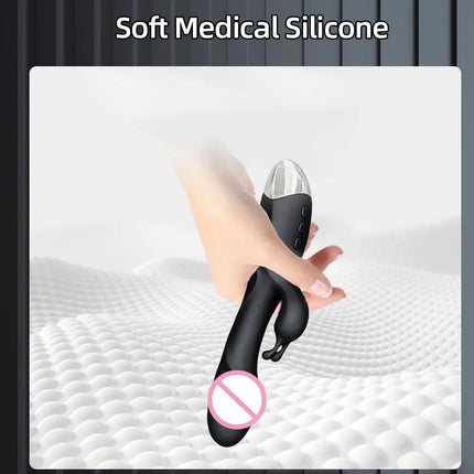 Powerful Rabbit G Spot Vibrator for Women Clit Stimulator Vagina Nipple Massage Female Masturbator Dildo Silent Adults Sex Toy