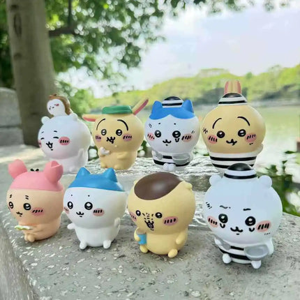 Japanese Anime Chiikawa Mini Figurine Capsule Toy Blind Box Cute Prisoner Hachiware Usagi Kurimanju Action Figure Desk Decor