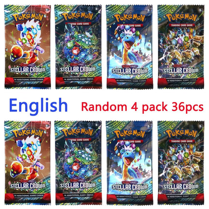 4 Pack Pokemon Cards Team up Sun Moon Thunder English Trading Card Game Evolutions Booster Collectible Kids Toys DESTINED RIVALS