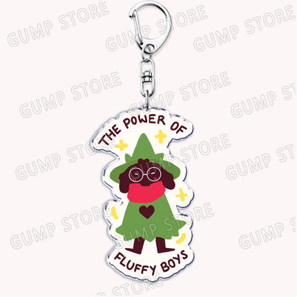 Cute Game Deltarune Keychains for Accessories Ralsei Kris Susie Spamton Undertale Angel Jewelry Keyrings Fans Gaming Gamer Gifts