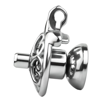 LEZEE Metal Chastity Cage With Urethral Plug Cock Cages Discreet Shipping Sexy Adult Male Penis Ring Metal Cockring Sex Toys