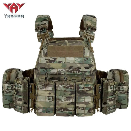 YAKEDA 6094 Tactical Vest - Quick Release Laser Cut System