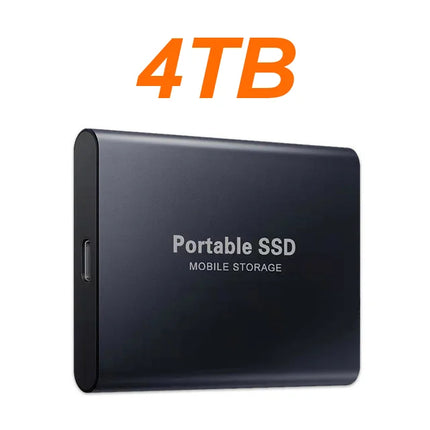 16TB Large Capacity External Hard Drive Quiet Operation Mobile Storage SSD USB3.2 Type-C High Speed Solid Stae Disk For PC MAC