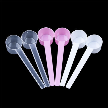 1Pc 5g Measuring Spoon for Liquid Sugar Coffee Protein Milk Powder Plastic Flat Bottom Scoop Home Kitchen Gadgets