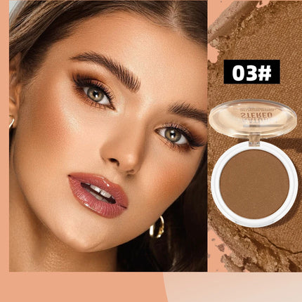 QIBEST Cream Contour Palette Dark Bronzing Powder Charlotte Makeup For Face Highlighter Bronzer Long-Lasting Concealer Cosmetics