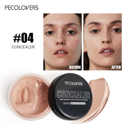 Waterproof Lasting Concealer Cream Moisturizing Full Cover Acne Mark Dark Circles Contour Concealer Makeup Palette Face Makeup