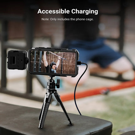NEEWER Phone Cage For Samsung Galaxy S26 Ultra, Mobile Video Rig Stabilizer Vlog Kit with 3X Backplate for 67mm Filter