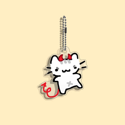 Funny Cat Character Keychain Student Gift Bag Women's Bag Cute Things Gift For Best Friends Wholesale Gifts Kitty