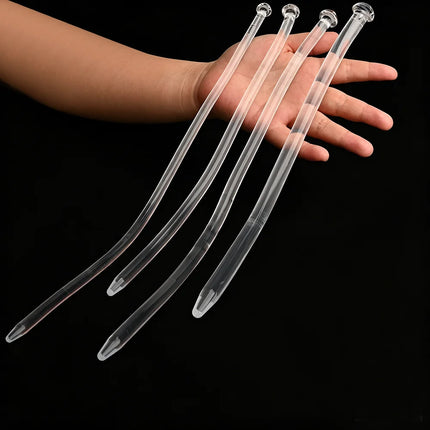 Smooth TPE Penis Plug,Urethral Dilator Rod,Long Urethra Catheter Sounding Dilation Sounds,Sex Toys for Men