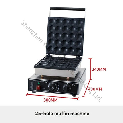 New 1pc Electric Causeway Grill Electromechanical Heating Oven Baking Oven Temperature Controlled Muffin Machine Pancake PanMach