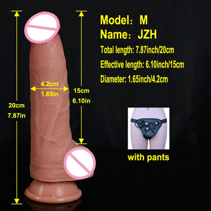 11.02in Huge Dildo Soft Penis Sexy Female Sex Toys Masturbator Double-layer Silicone Suction Cup Dildos for Women Big Dick Cock