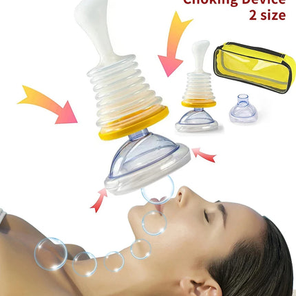 First Aid Kit Choking Device Adults & Children Home Asphyxia Rescue Device Anti Suffocaation  2 Size Choking Rescue Kit 4PCS/Set