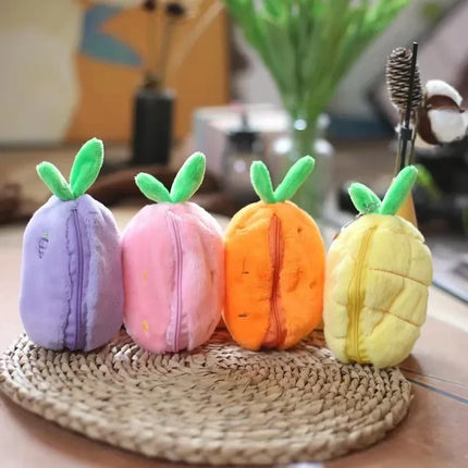 Funny Strawberry Carrot Rabbit Plush Toys Stuffed Into Fruit Transform Soft Animals Bunny Doll For Boys Girls Birthday Gift
