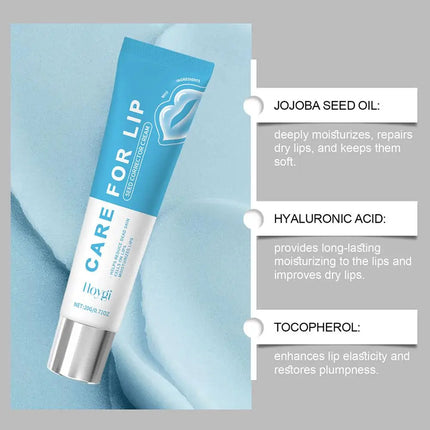 Hyaluronic Acid Hydrating Anti-Cracking Lip Balm - Refreshing Fade Lip Lines Long-Lasting Moisturizing Daily Lip Skincare