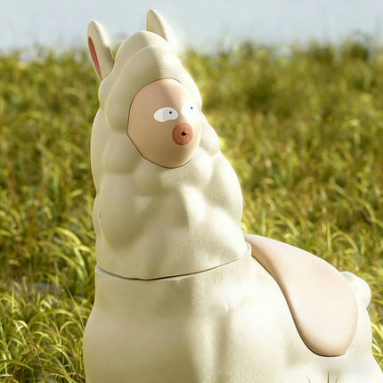Fun alpaca water gun, press prank, decompression water gun, water fight, household water play toy