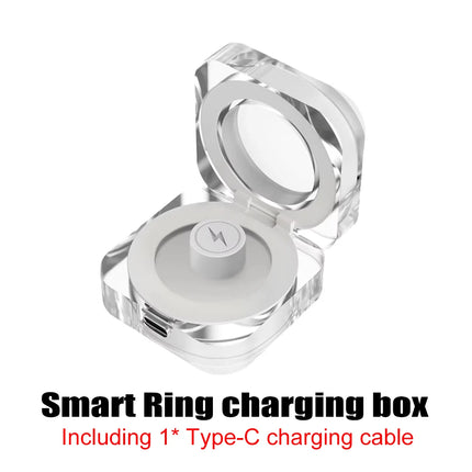 2 Set Display Screen Bluetooth Smart Rings Sleep Heart Rate Oxygen Monitoring Multi Sports Modes IP68 Waterproof Women Men Ring