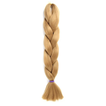 24 inch 100 gram 1 piece per package synthetic braid high quality synthetic braiding crocheting hair