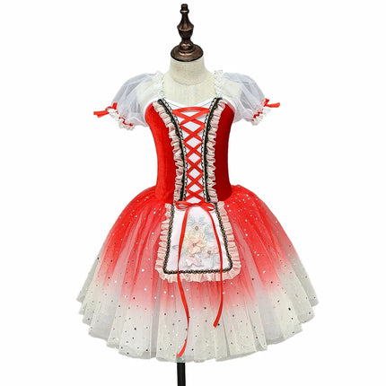 Children's Ballet Skirt Girls' Dance Skirt School Dance Programs Ballerina Costumes Stage Group Performance Costumes