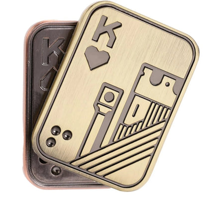 Sliding cover push card micro creative fingertip gyroscope, with diverse shapes, EDC Stress-relieving office desktop toys