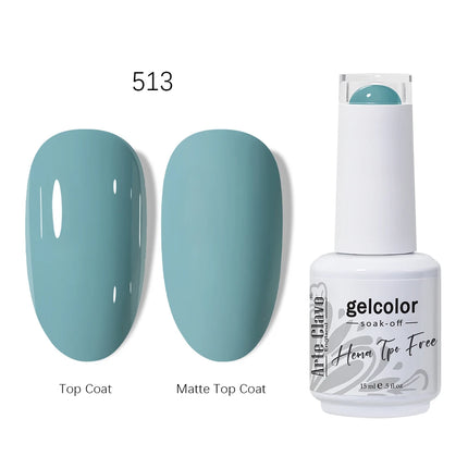 Arte Clavo HEMA TPO FREE Gel Nail Polish 15ML Long Lasting For Manicure Semi Permanent Nail Art UV LED Gel Varnish Nail Supplies