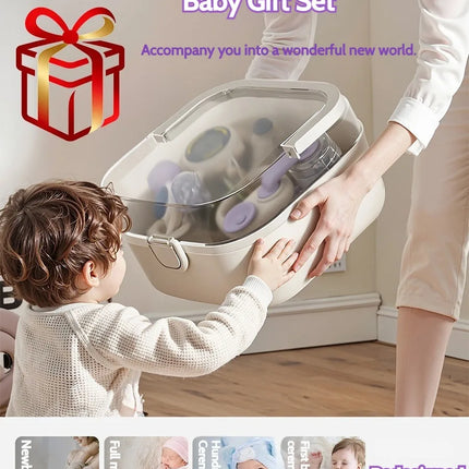 10Pcs Baby Rattles & Teethers Set Infant Toys 6+ Months Teether Grasping Shake Toys Sensory Toy with Soft Textures Newborn Gifts