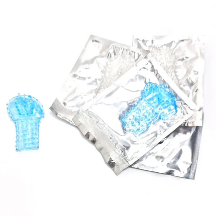 Couples Finger Vibrator Set – 1 Pc Silicone Clitoral Stimulator Sleeve, Finger Massager for Women Adult Toy